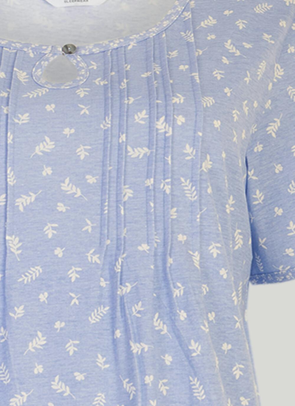 Cotton Rich Keyhole Neck Nightdress