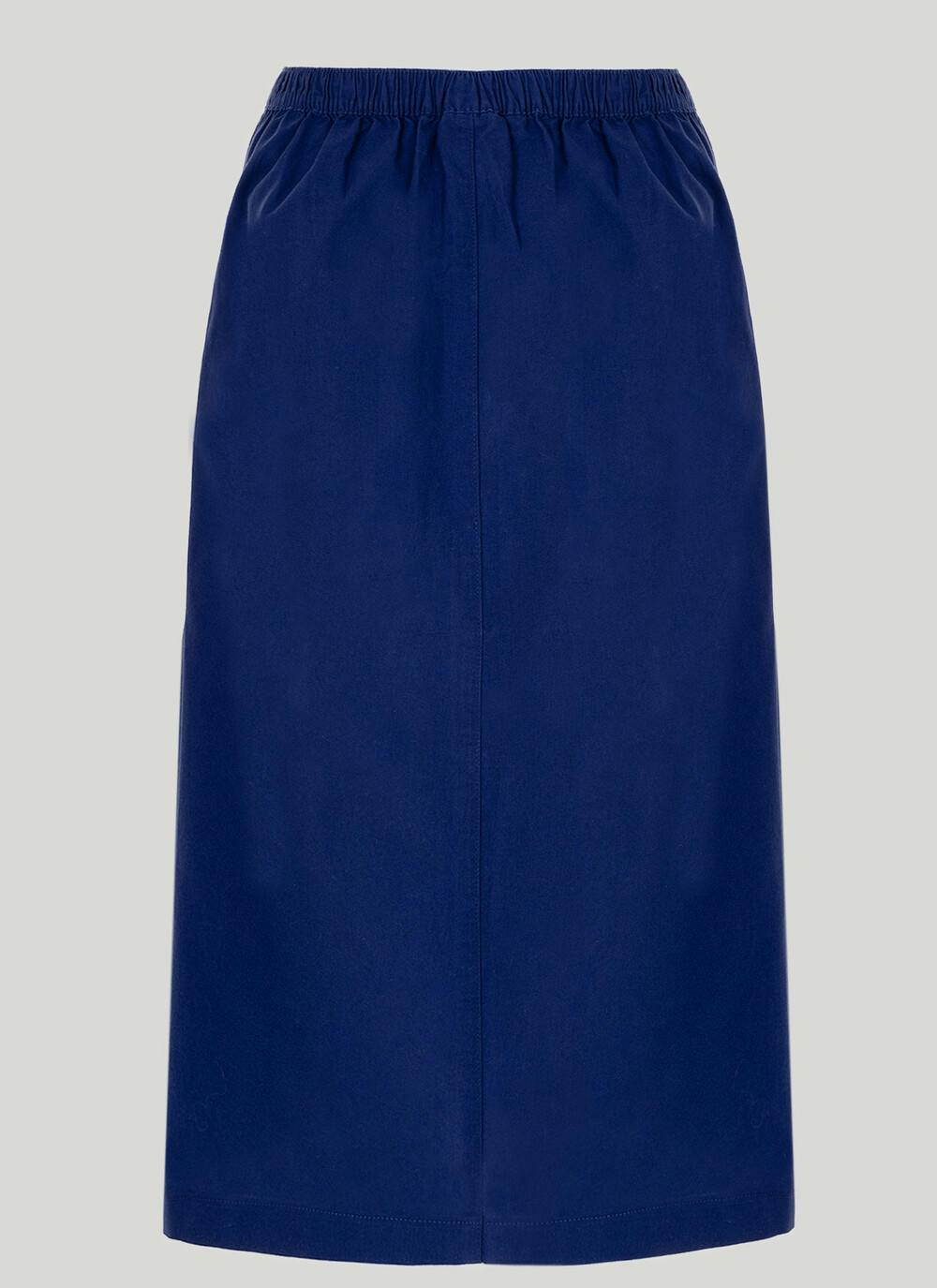 Pure Cotton Chambray Skirt