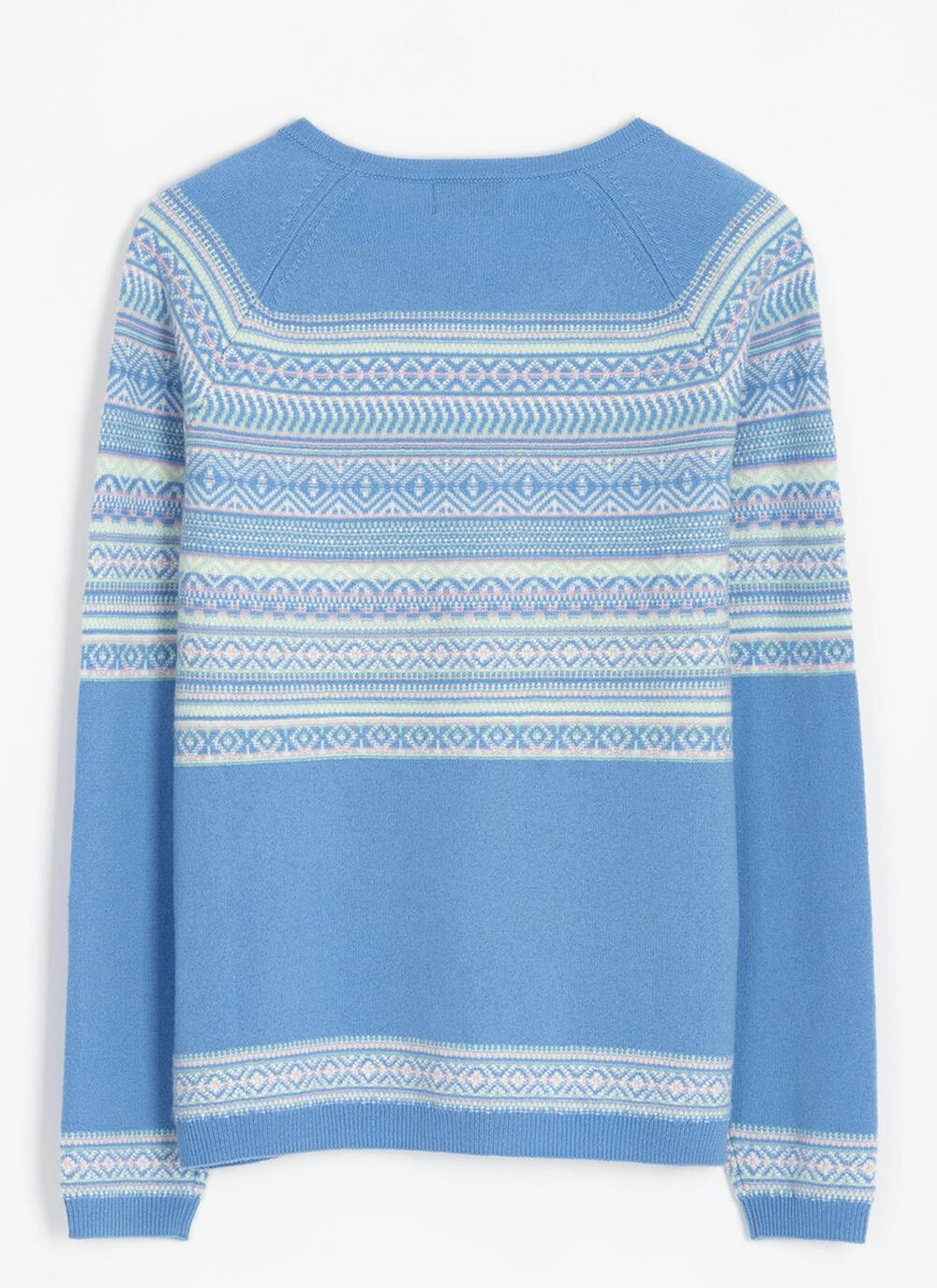 Cashmere Fairisle Yoke Jumper