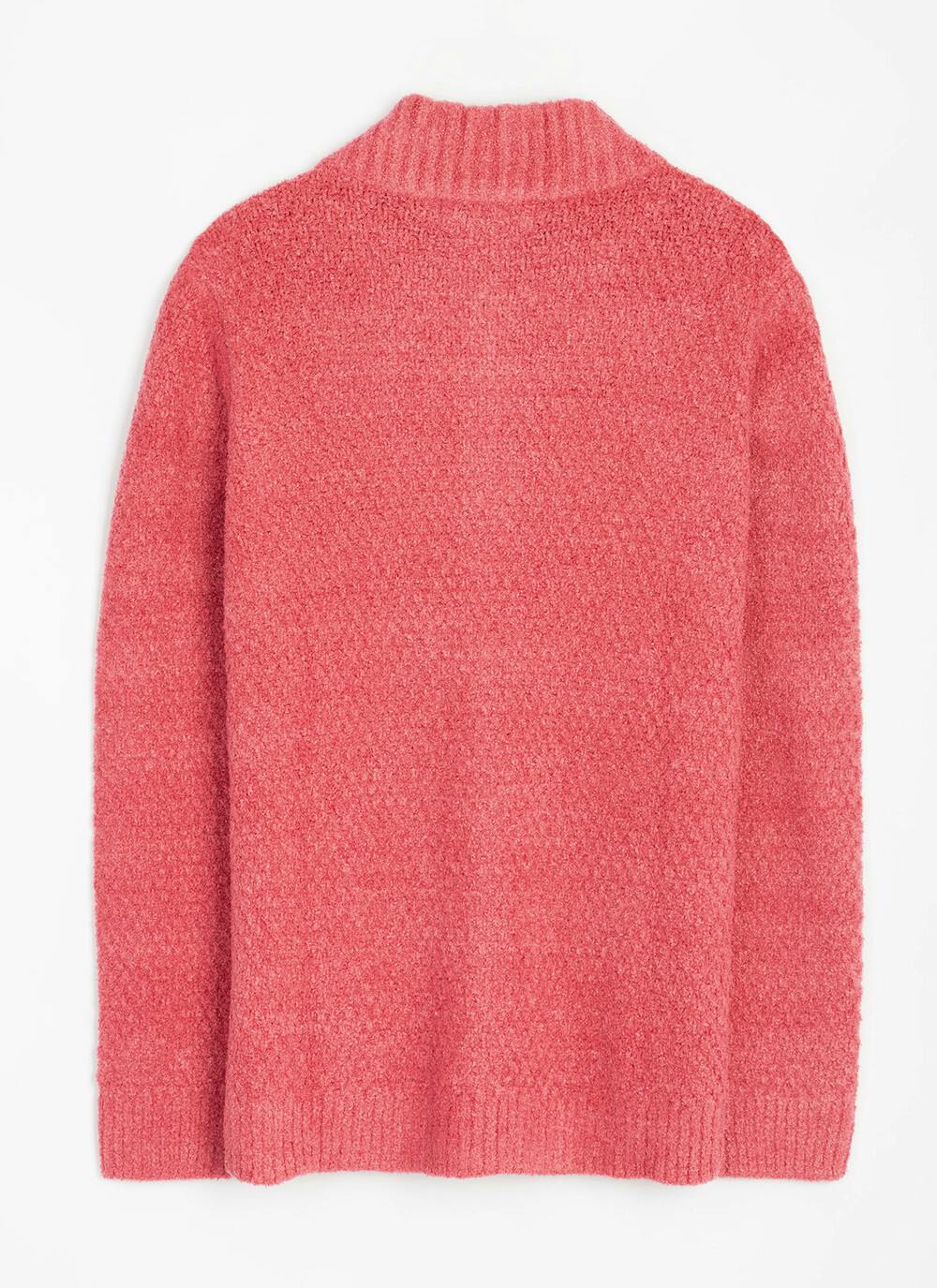 Soft Touch Knit Zip Through Cardigan