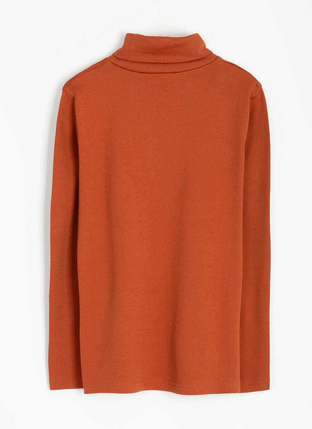 Pure Cotton Roll Neck Top