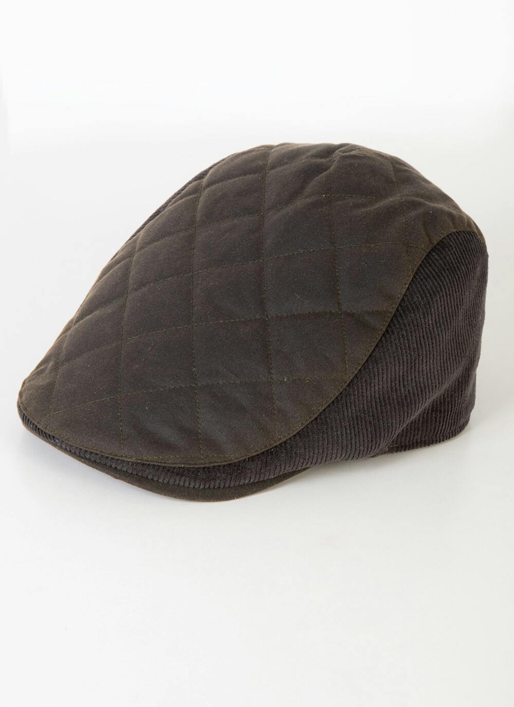 Green Wax & Cord Flat Cap