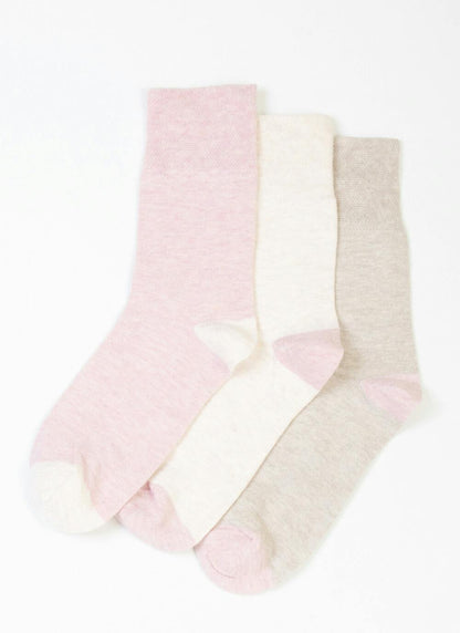  3 Pack Pink Socks