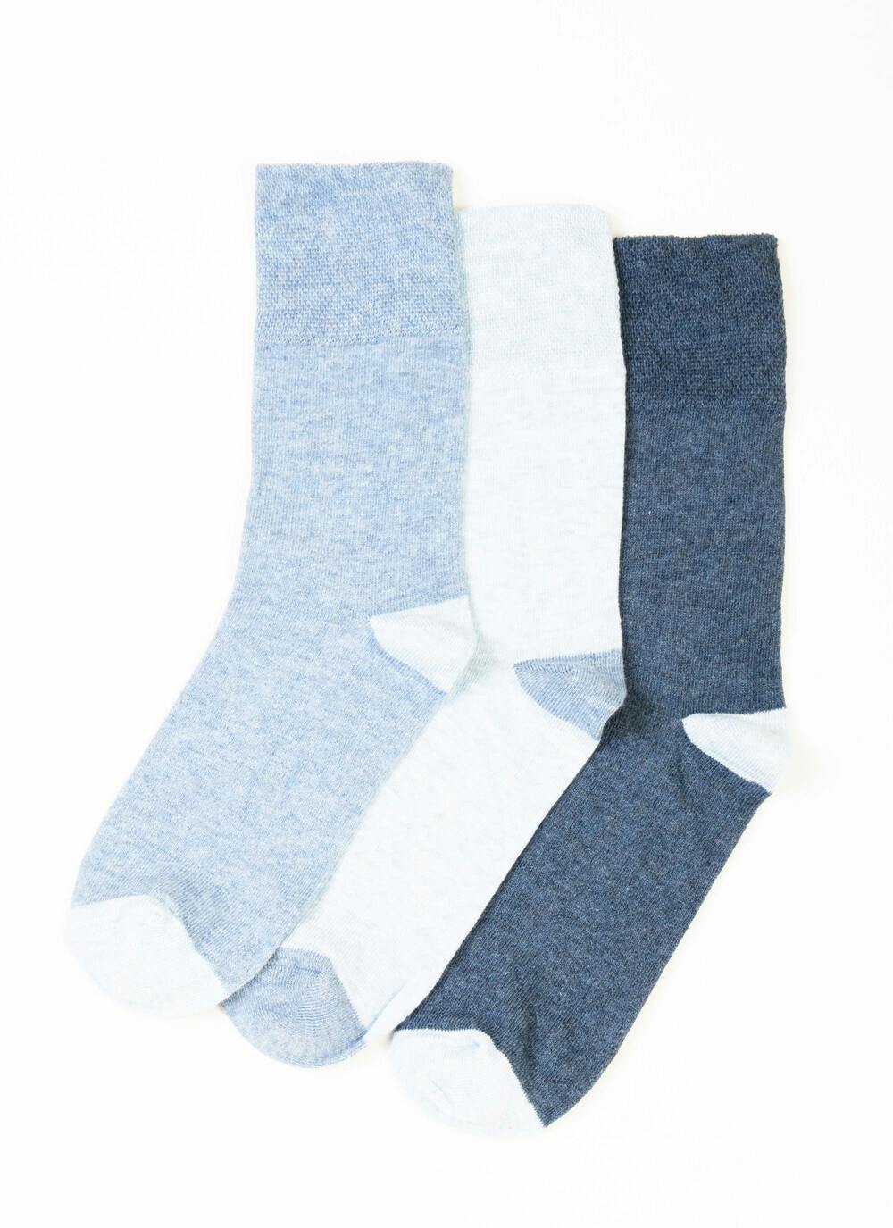  3 Pack Blue Socks