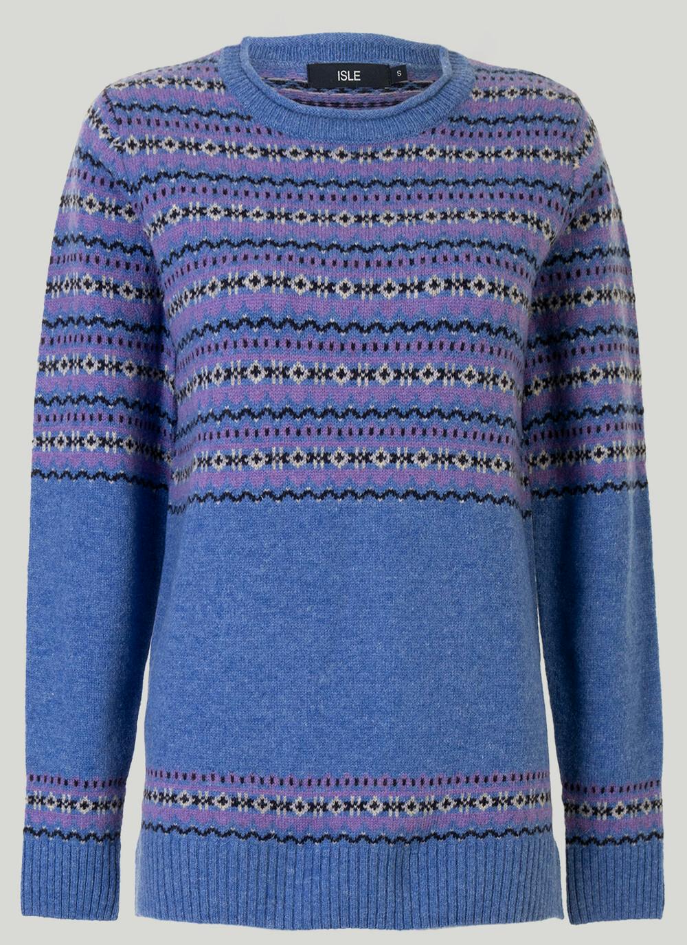  Lambswool Fairisle Yoke Jumper