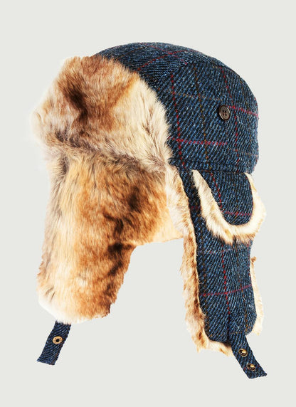  HARRIS TWEED Trapper Hat