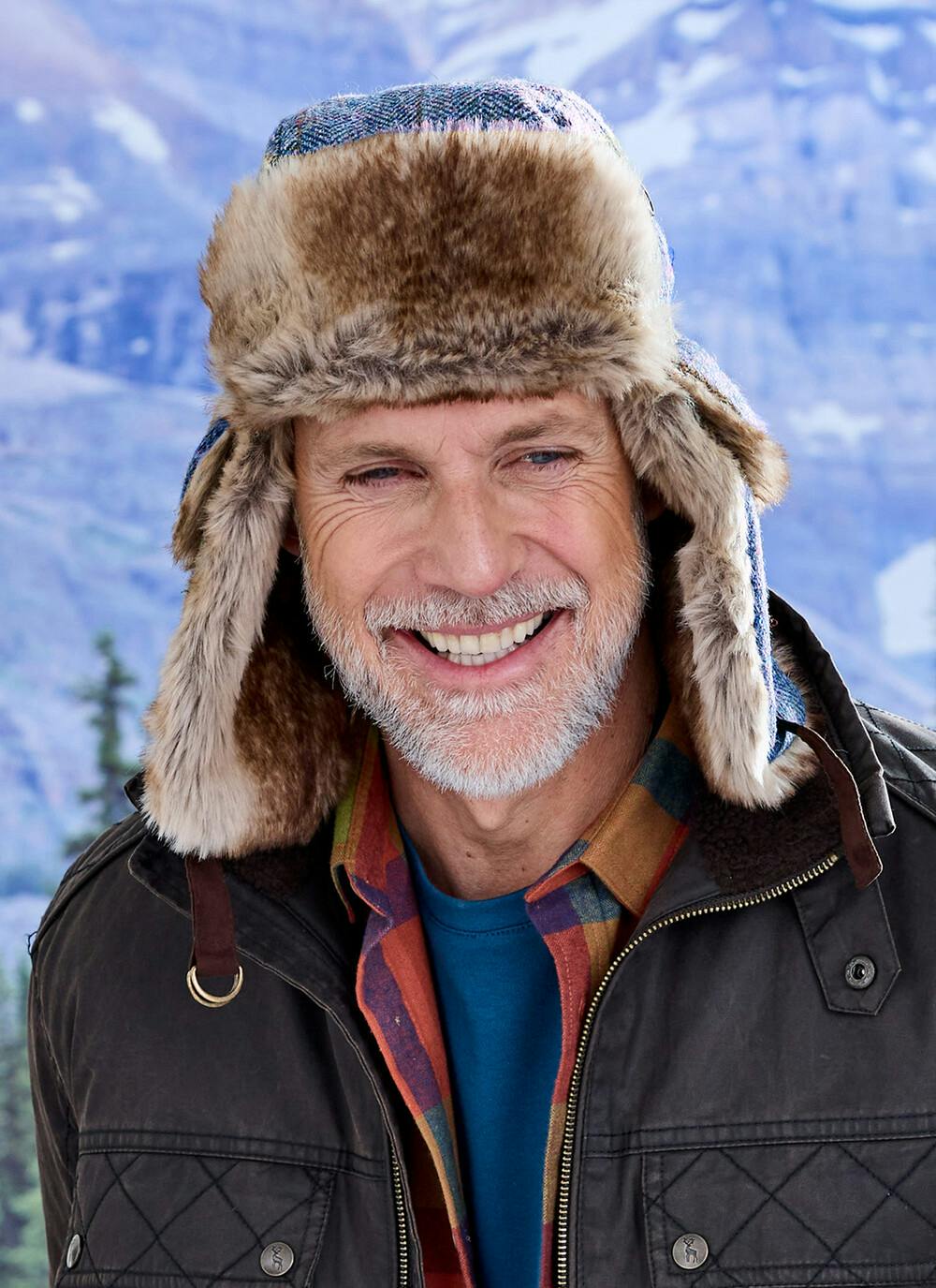  HARRIS TWEED Trapper Hat