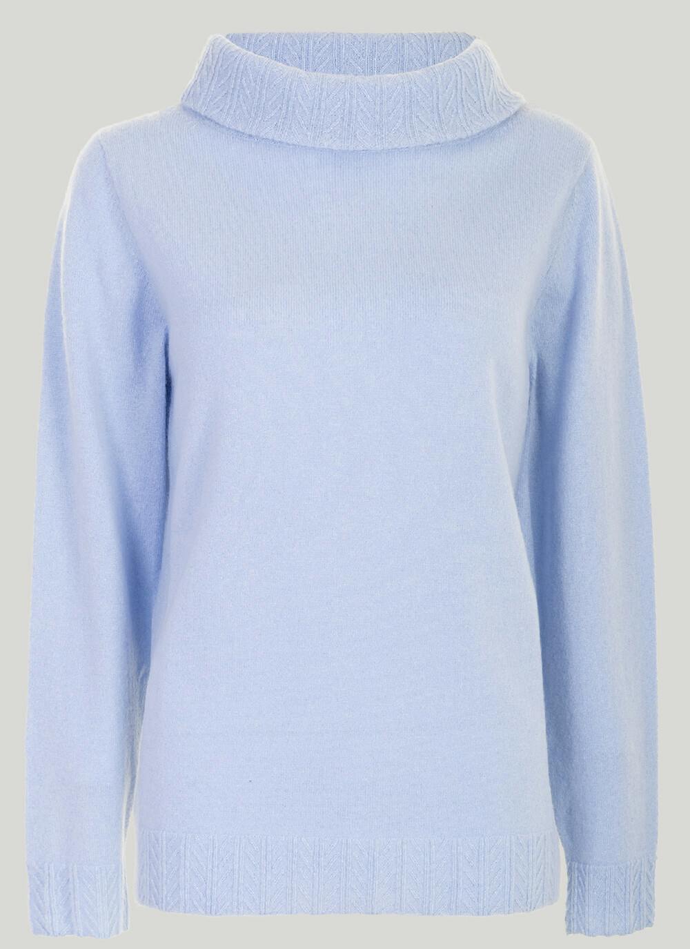  Cashmere Bardot Neck Jumper