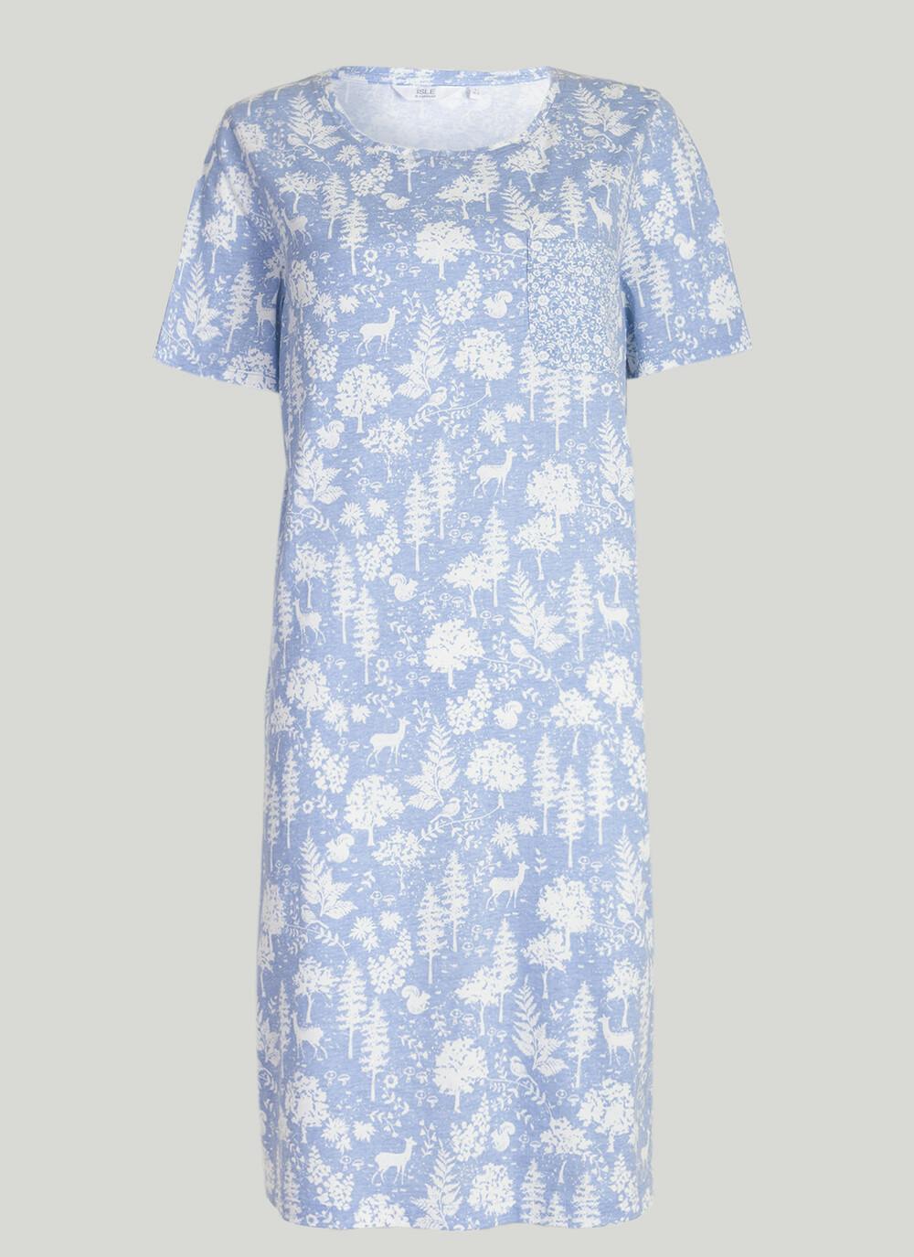  Contrast Pocket Nightie