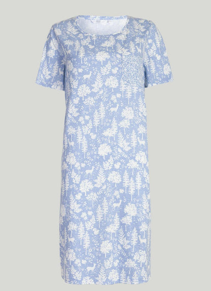  Contrast Pocket Nightie