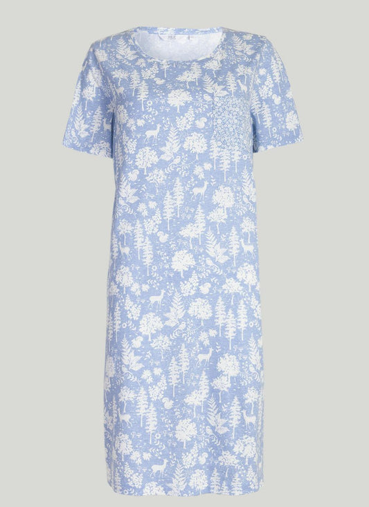  Contrast Pocket Nightie