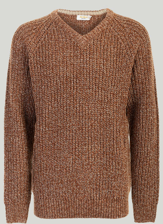  Fisherman V Neck Jumper