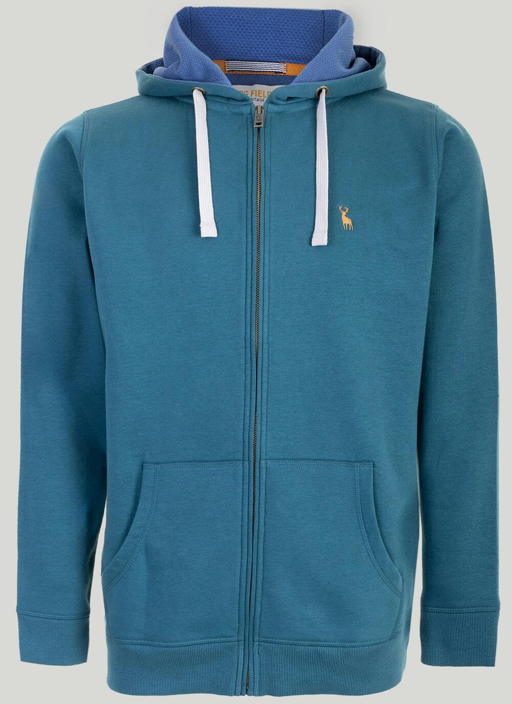  Zip Thru Hooded Sweatshirt