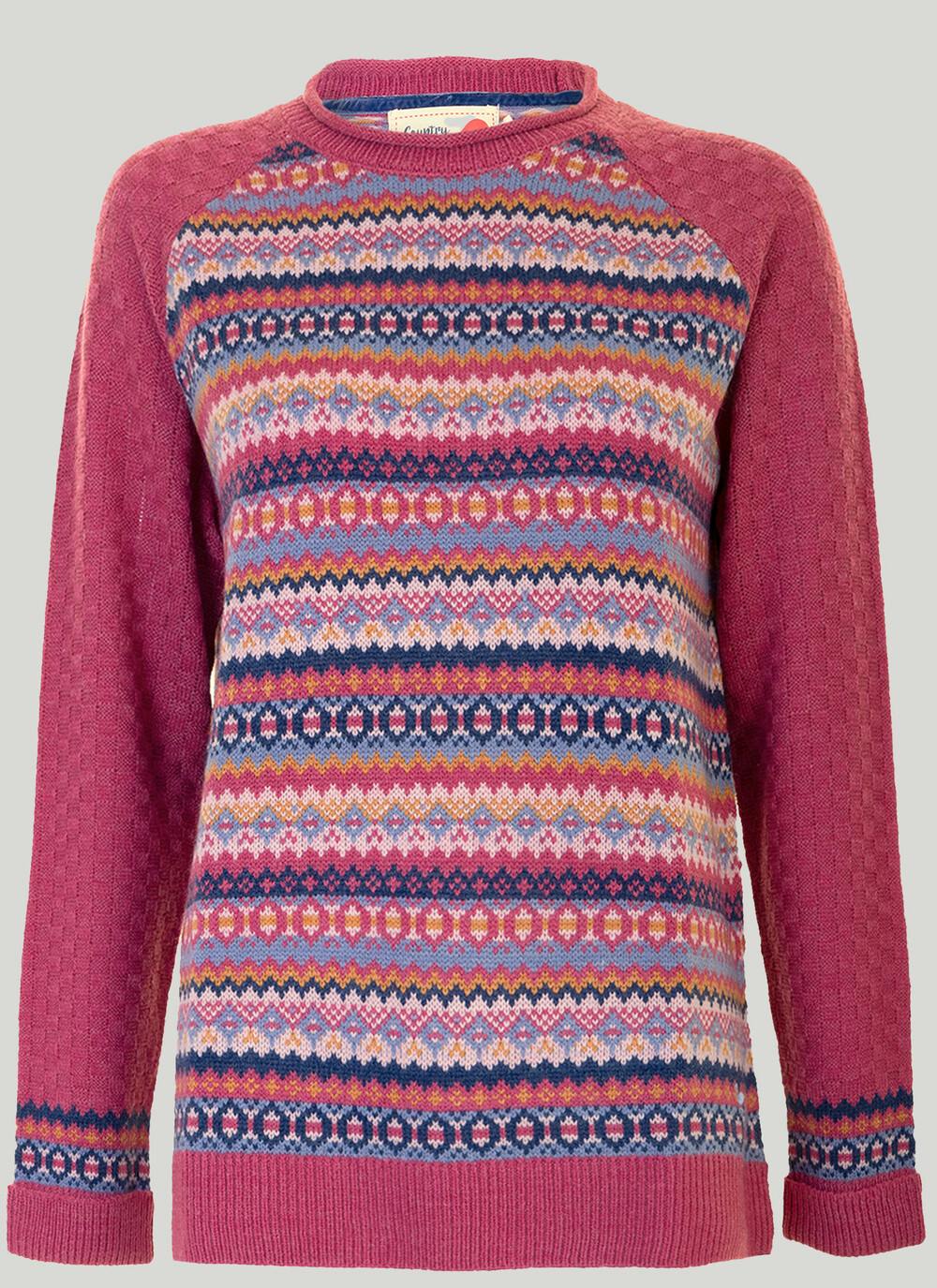  Pink Fairisle Jumper
