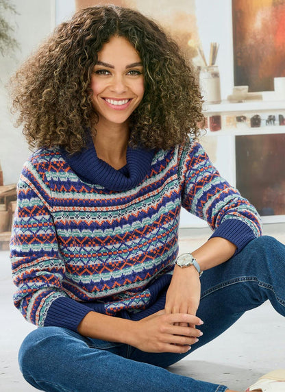  Fairisle Pocket Top