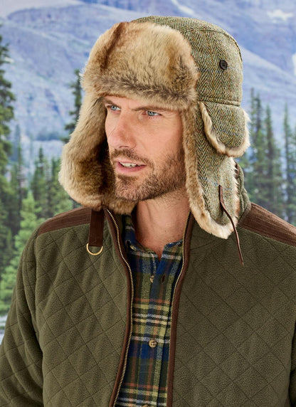  HARRIS TWEED® Men's Trapper Hat