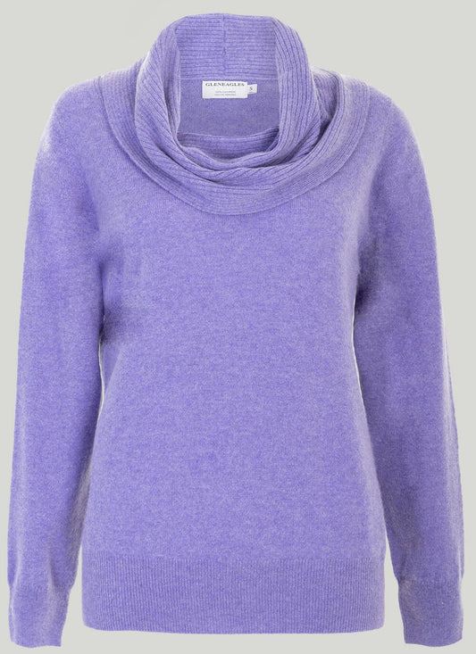  Cashmere Cowl Neck Jumper