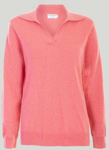  Cashmere Collared Jumper