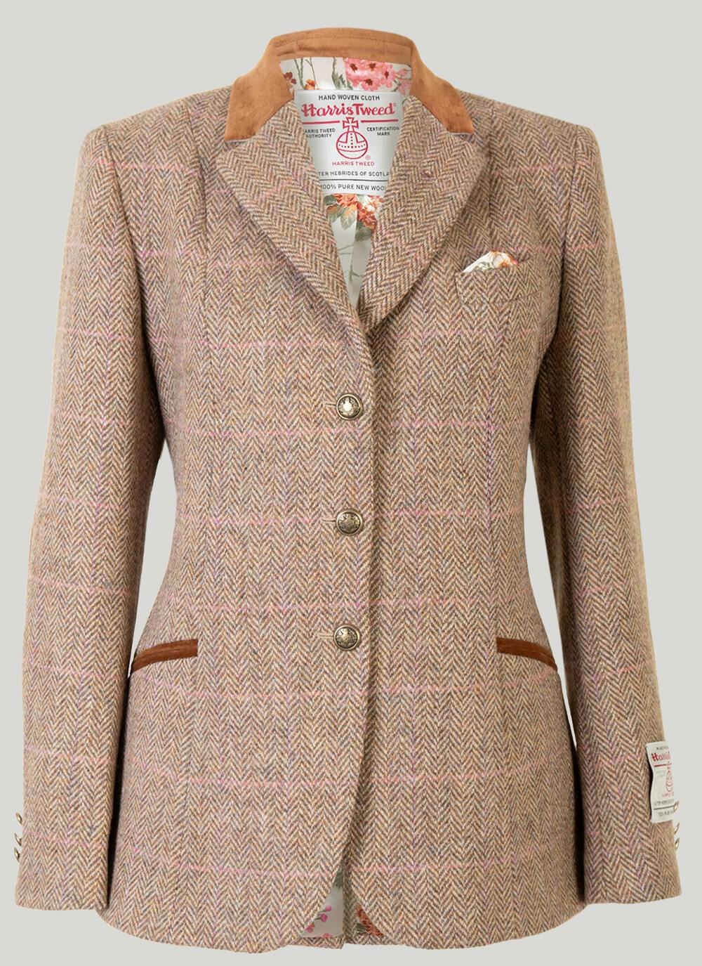  Rona Sand Overcheck HARRIS TWEED® Ladies' Jacket