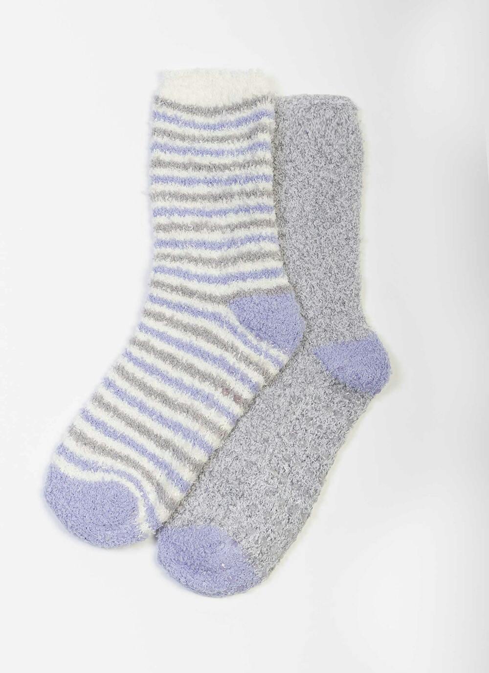  2 Pack Lilac Snowsoft Socks