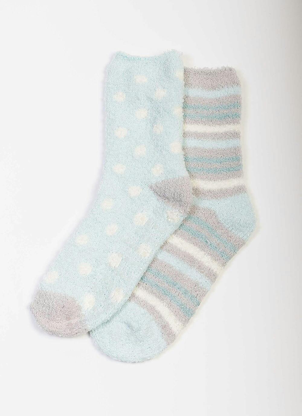  2 Pack Turquoise Snowsoft Socks