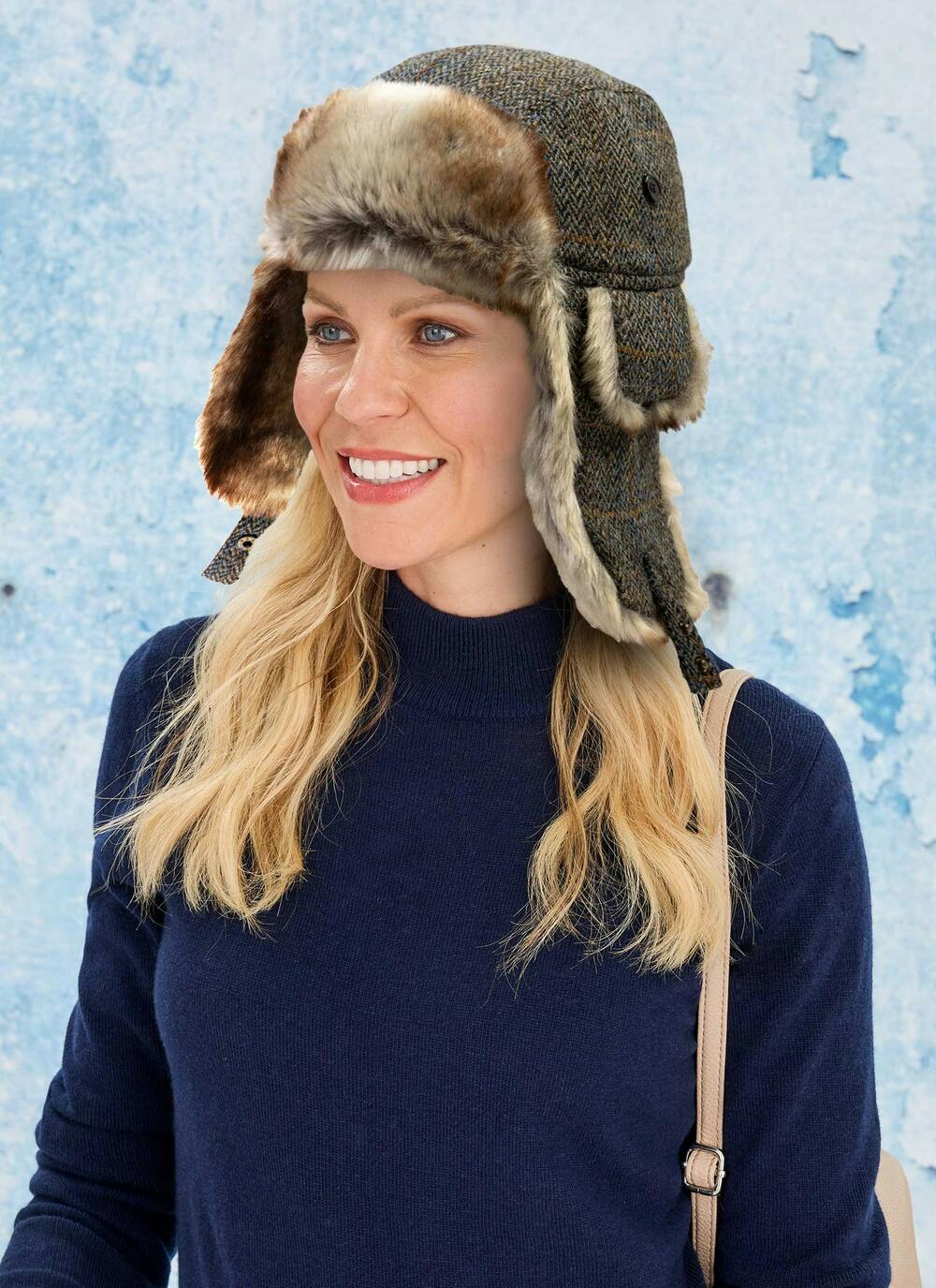  HARRIS TWEED® Women's Trapper Hat