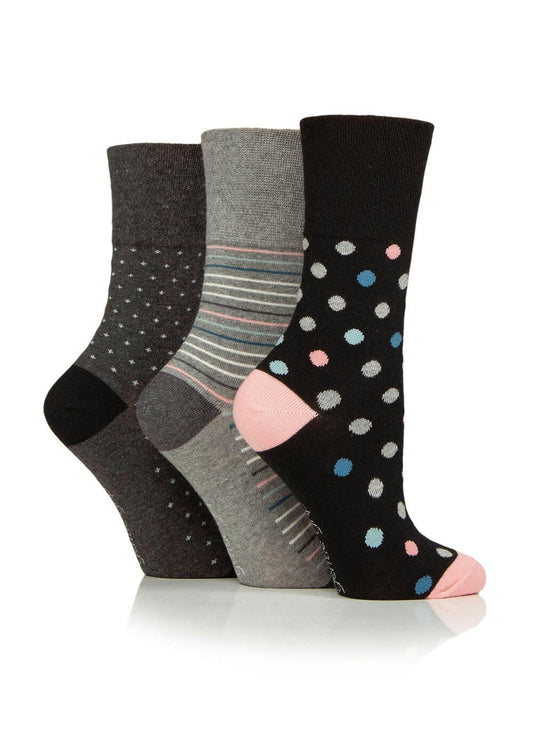  3 Pack Assertive Graphic Socks