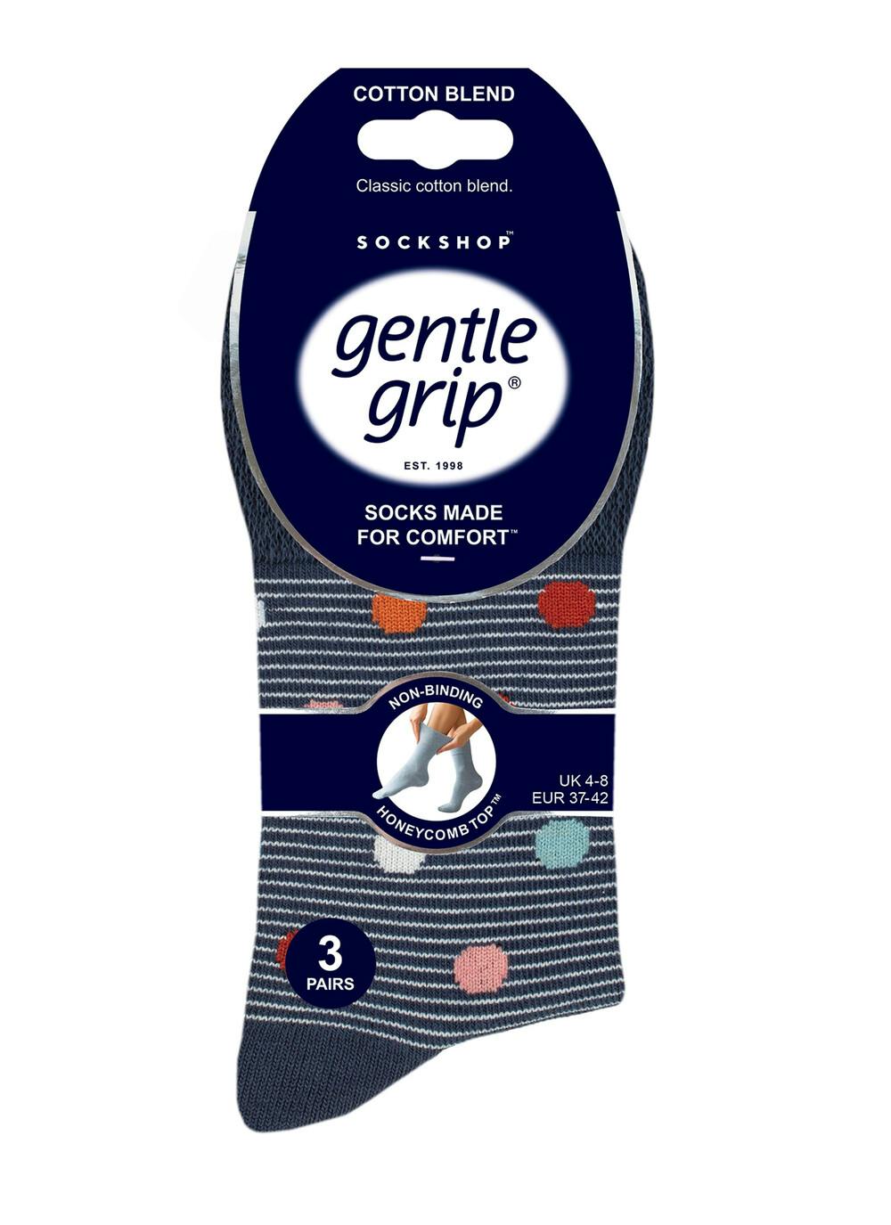  3 Pack Heritage Spot / Stripe Socks