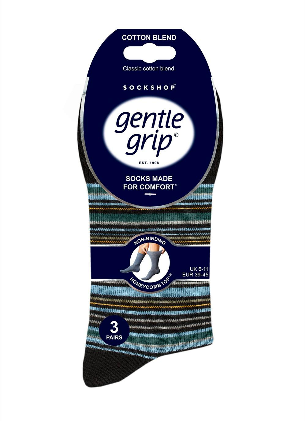  3 Pack Milano Stripe Socks