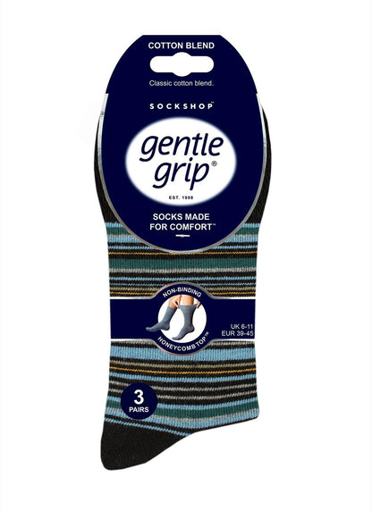  3 Pack Milano Stripe Socks