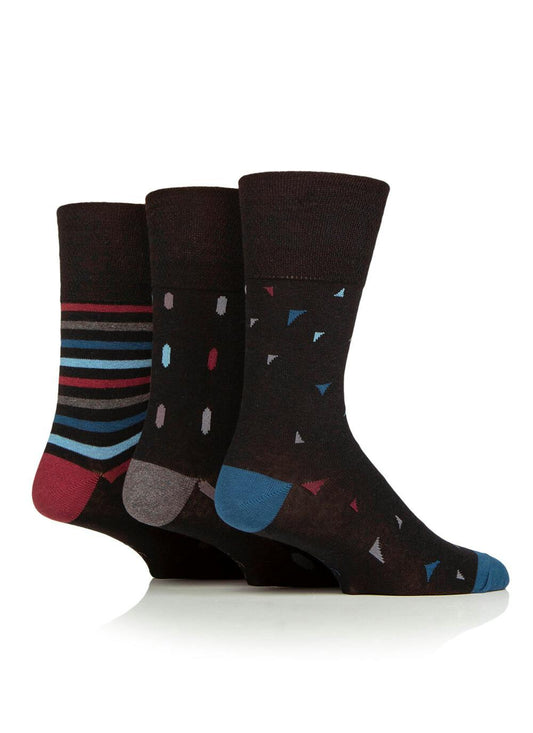  3 Pack New World Geo Socks