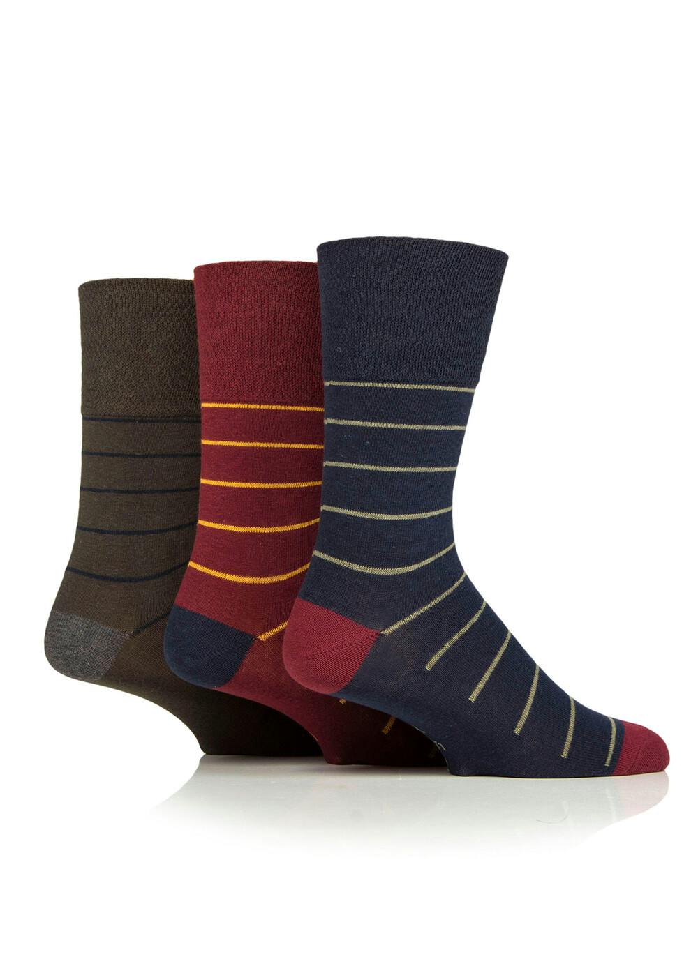  3 Pack Simplicity Stripe Socks