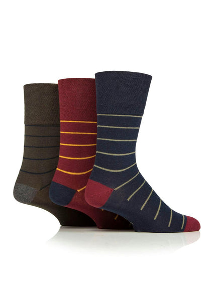  3 Pack Simplicity Stripe Socks