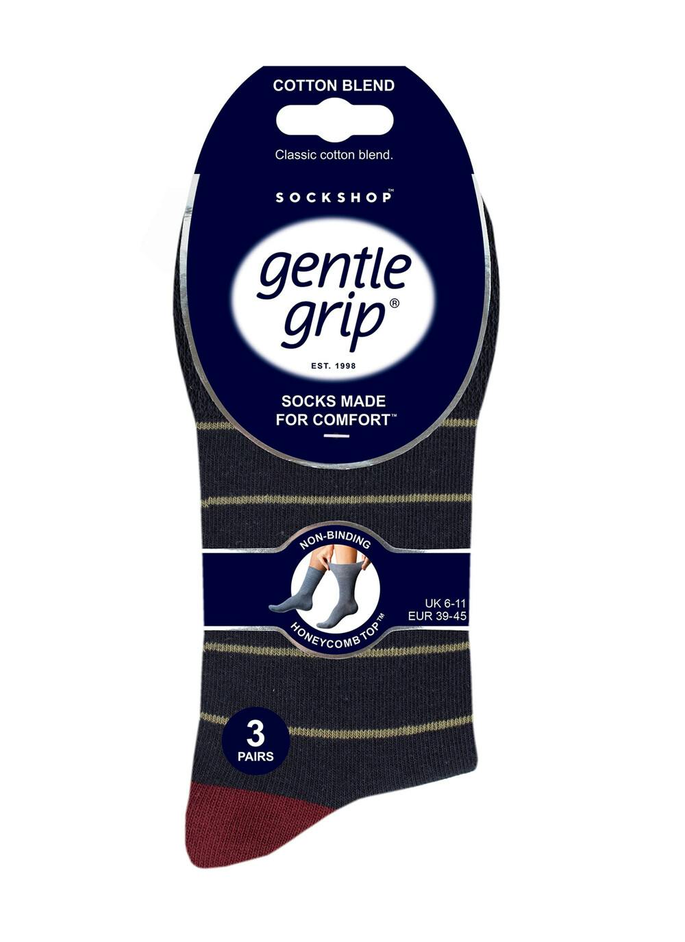  3 Pack Simplicity Stripe Socks