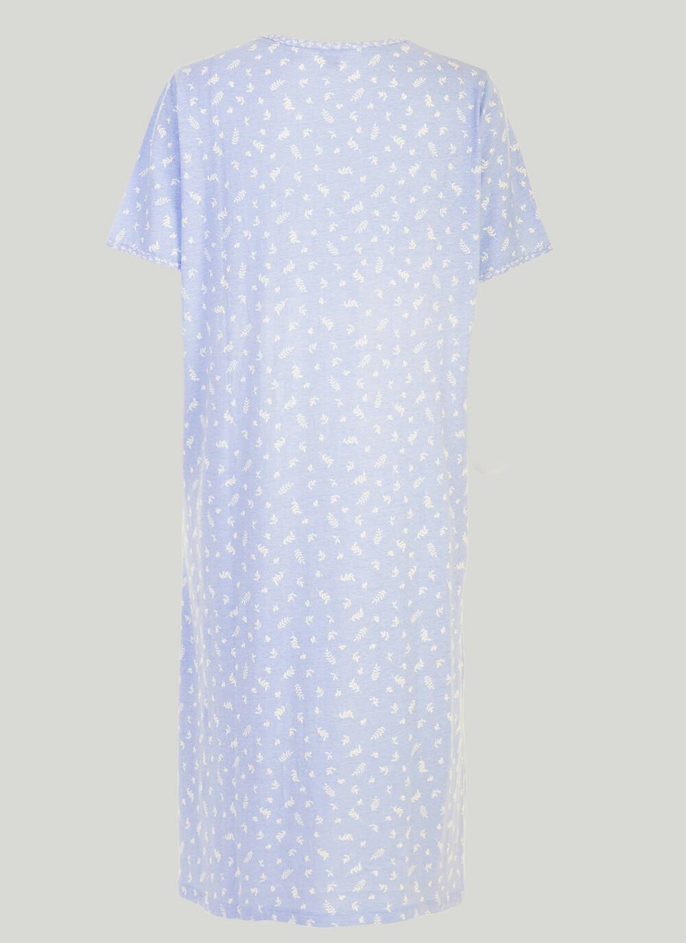  Cotton Rich Keyhole Neck Nightdress
