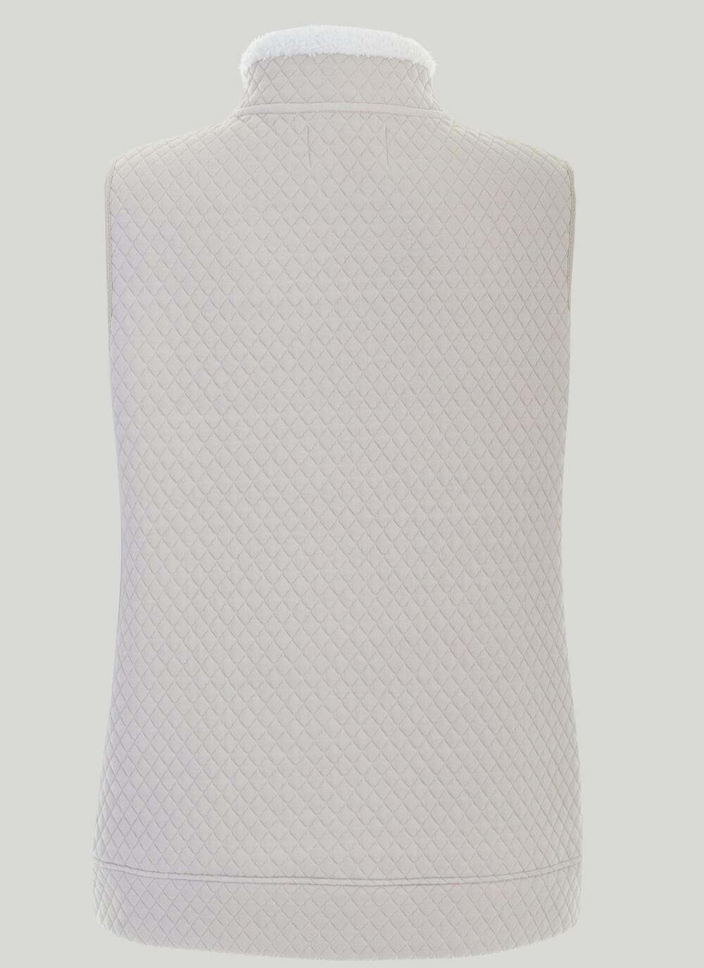  Quilted Jersey Fleece Gilet