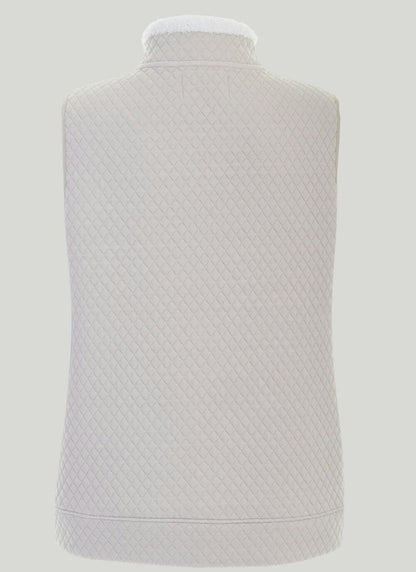  Quilted Jersey Fleece Gilet
