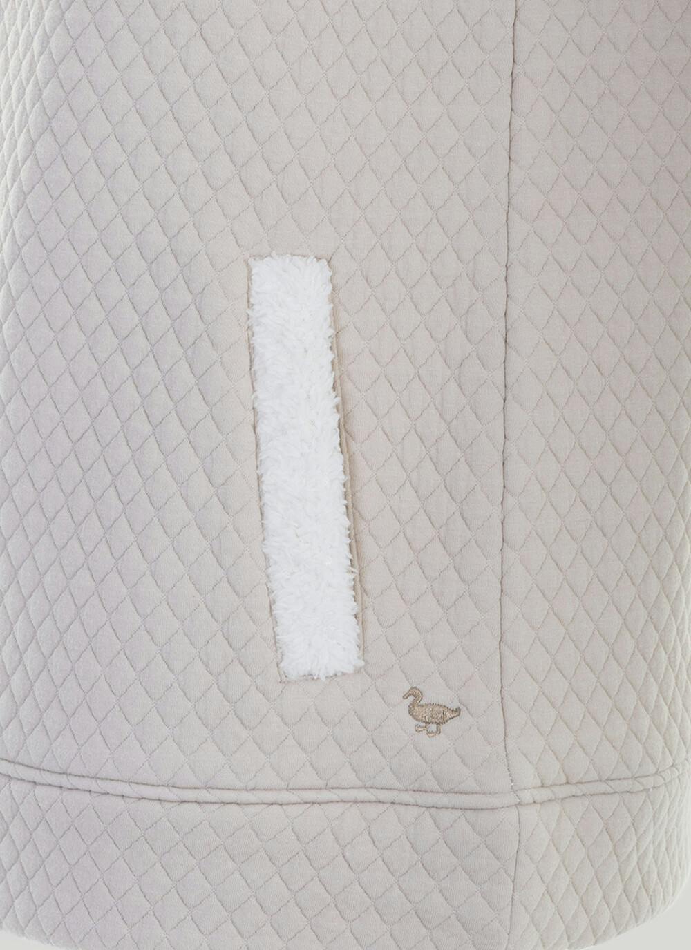  Quilted Jersey Fleece Gilet