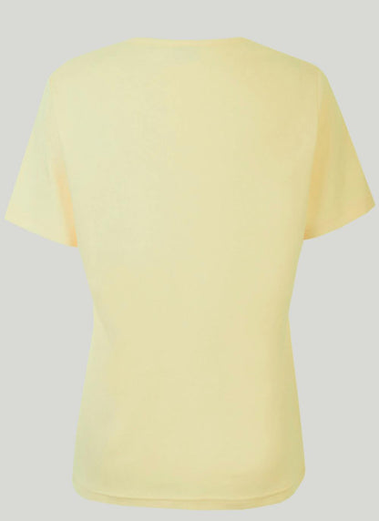  Pure Cotton Keyhole T-Shirt