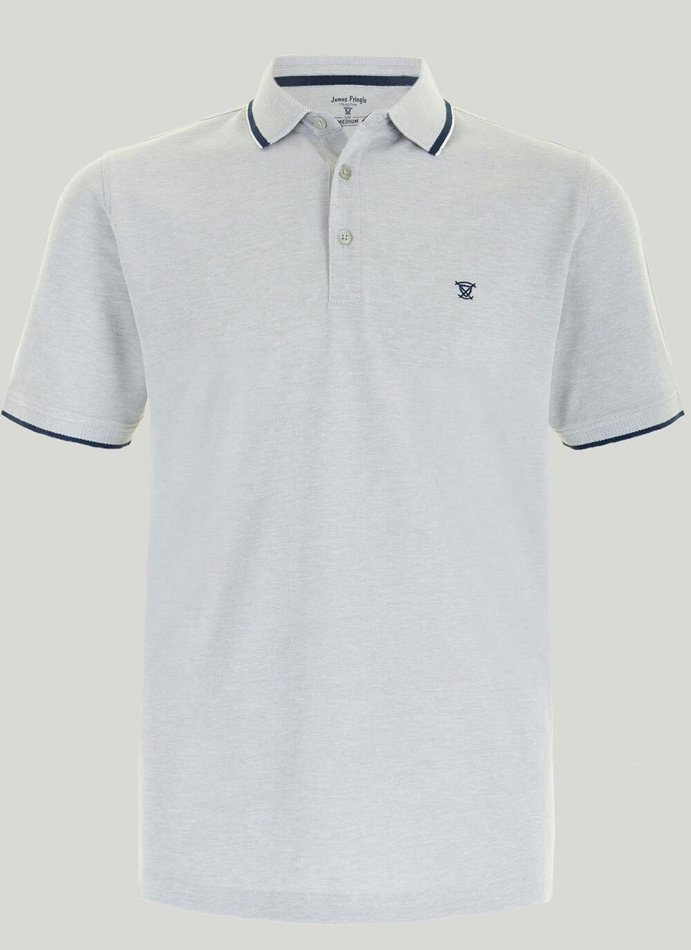  Cotton Contrast Trim Polo Shirt