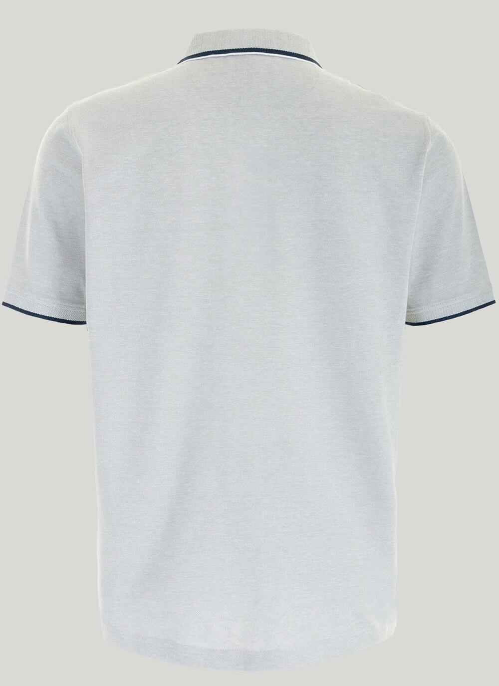  Cotton Contrast Trim Polo Shirt