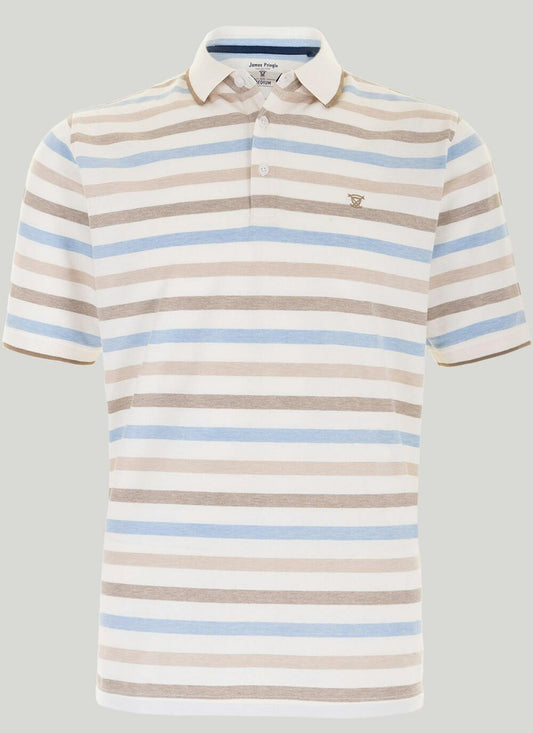  Cotton Striped Polo Shirt
