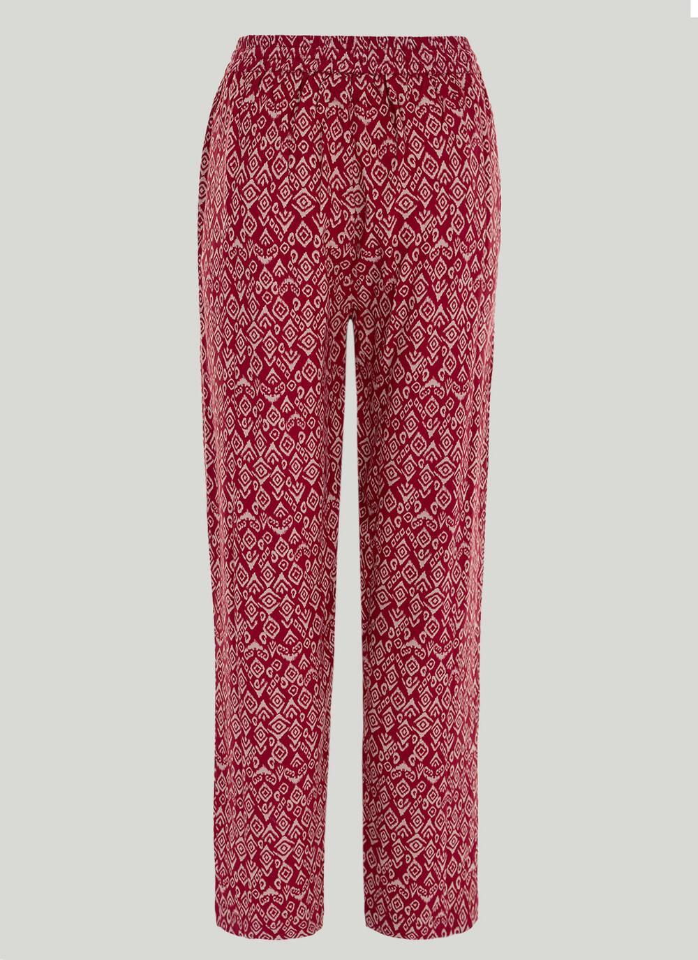  Tapered Print Trouser