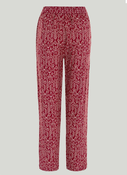  Tapered Print Trouser