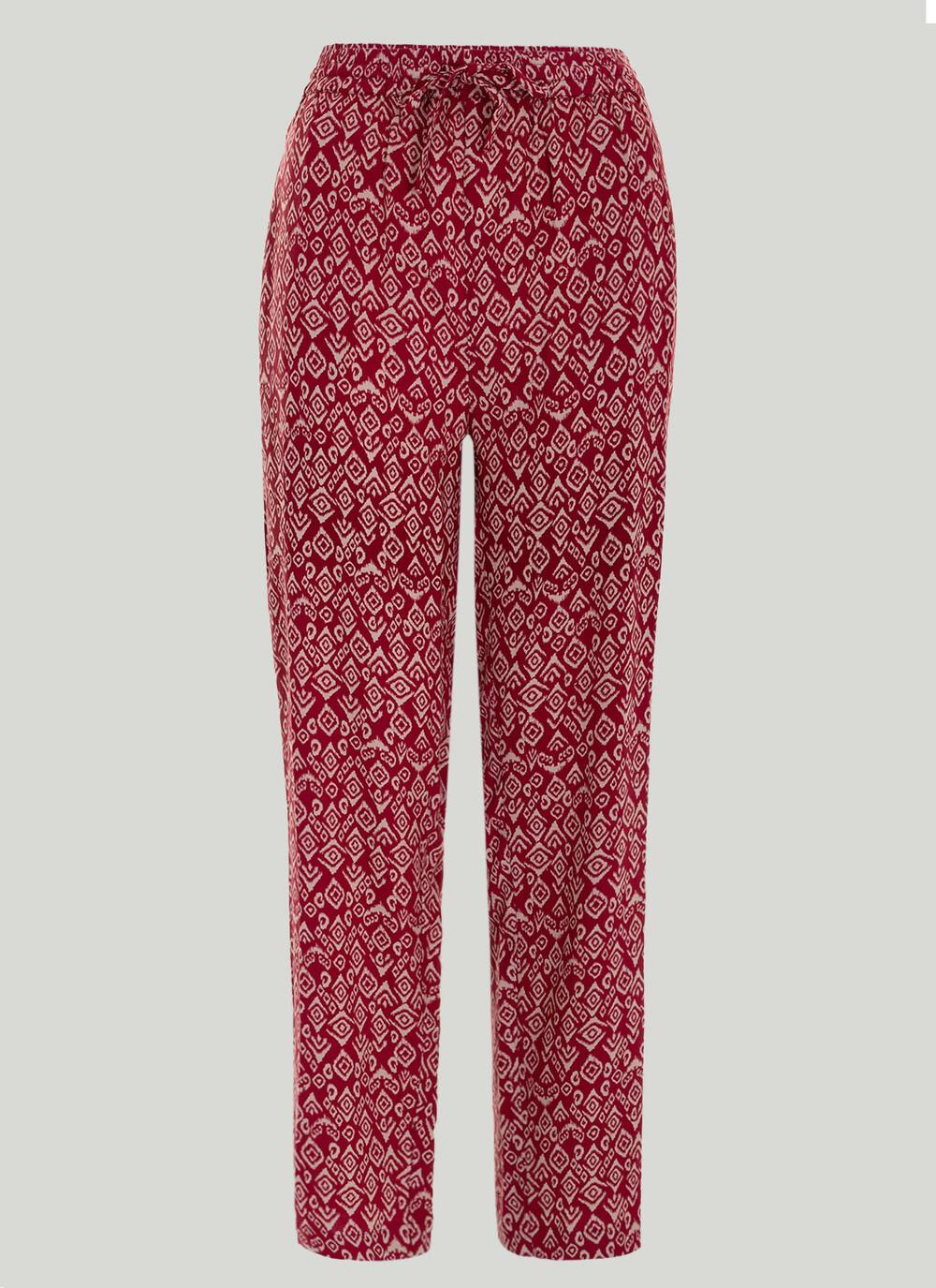  Tapered Print Trouser