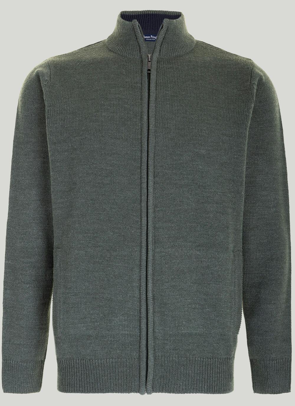  Full Zip Knitted Cardigan