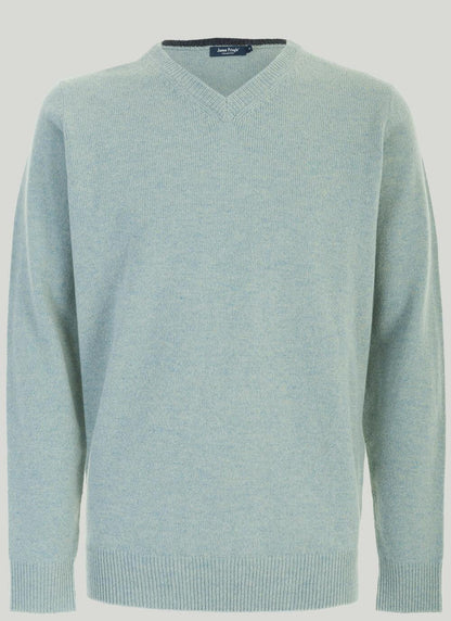  Lambswool V Neck Jumper
