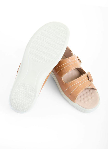 Tan Ankle Strap Sandal