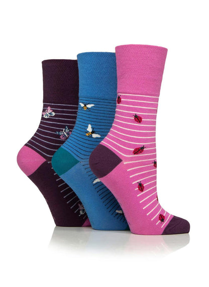  3 Pack Beautiful Bugs Socks