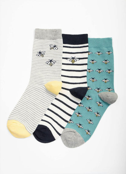  3 Pack Bees Socks
